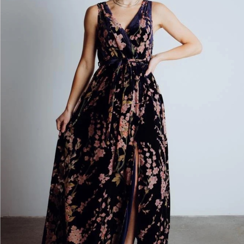 Baltic Born Lennon Velvet Wrap Dress